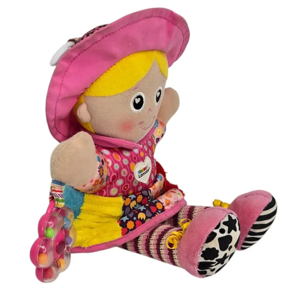 Lamaze My Friend Emily Doll‎ Rattle Baby Sensory Clip On Stuffed Plush Toy 8